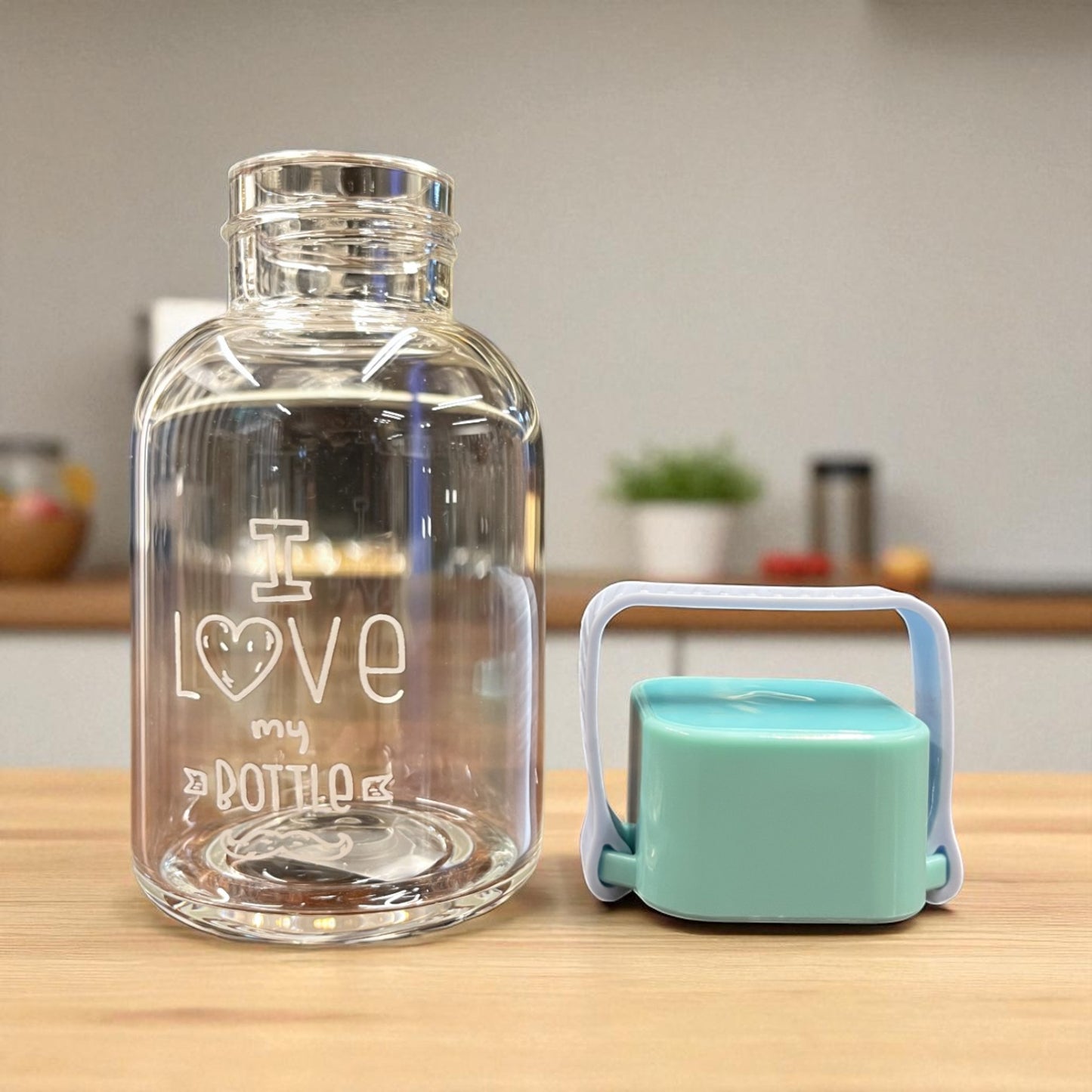 Glass Bottles with Handle