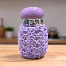 Crochet Glass Jar
