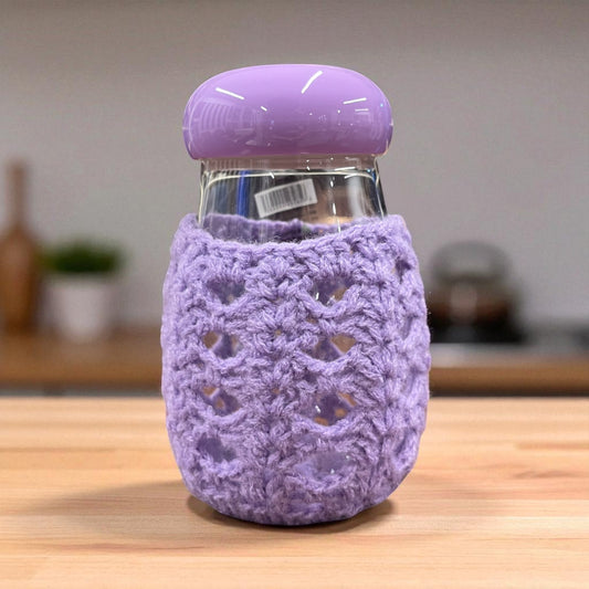 Crochet Glass Jar