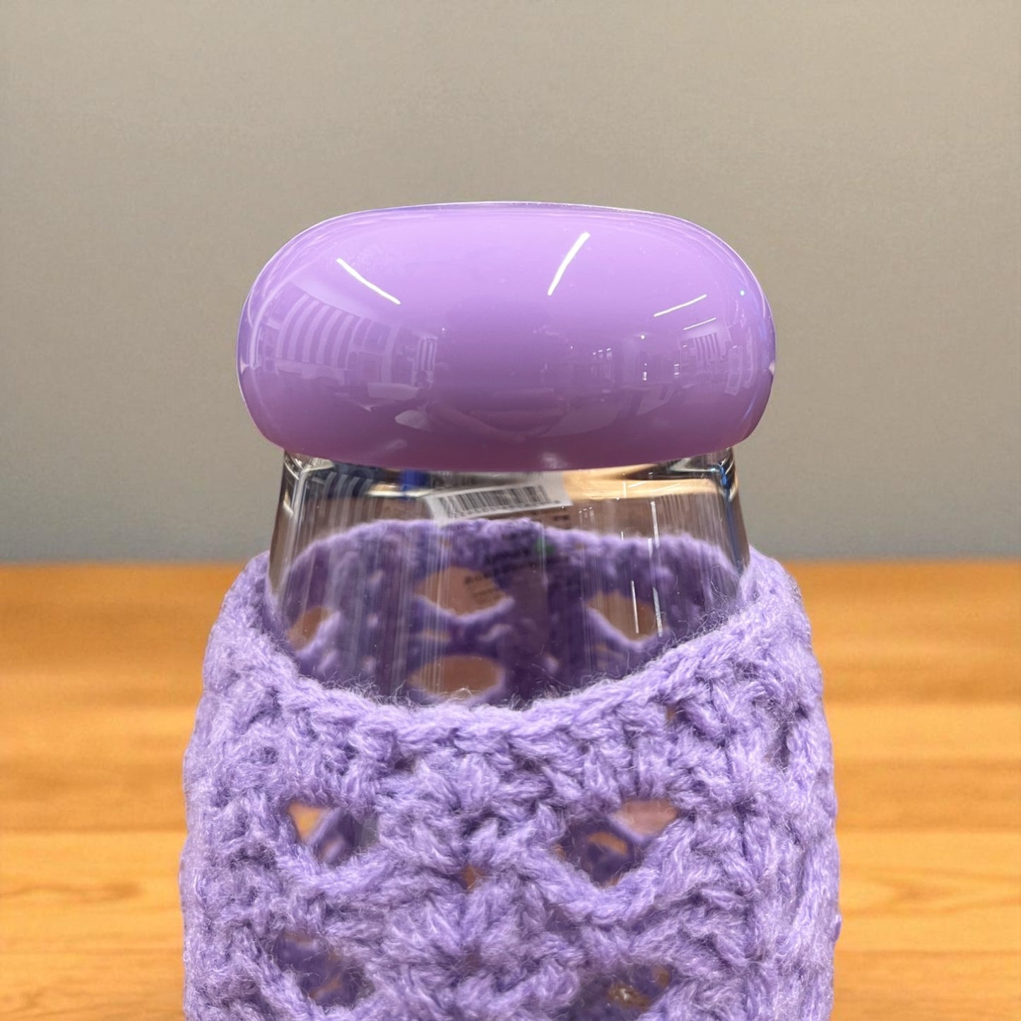 Crochet Glass Jar