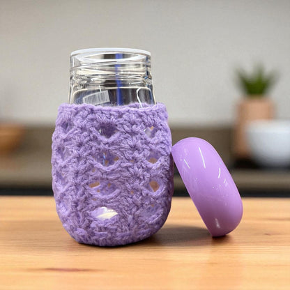 Crochet Glass Jar