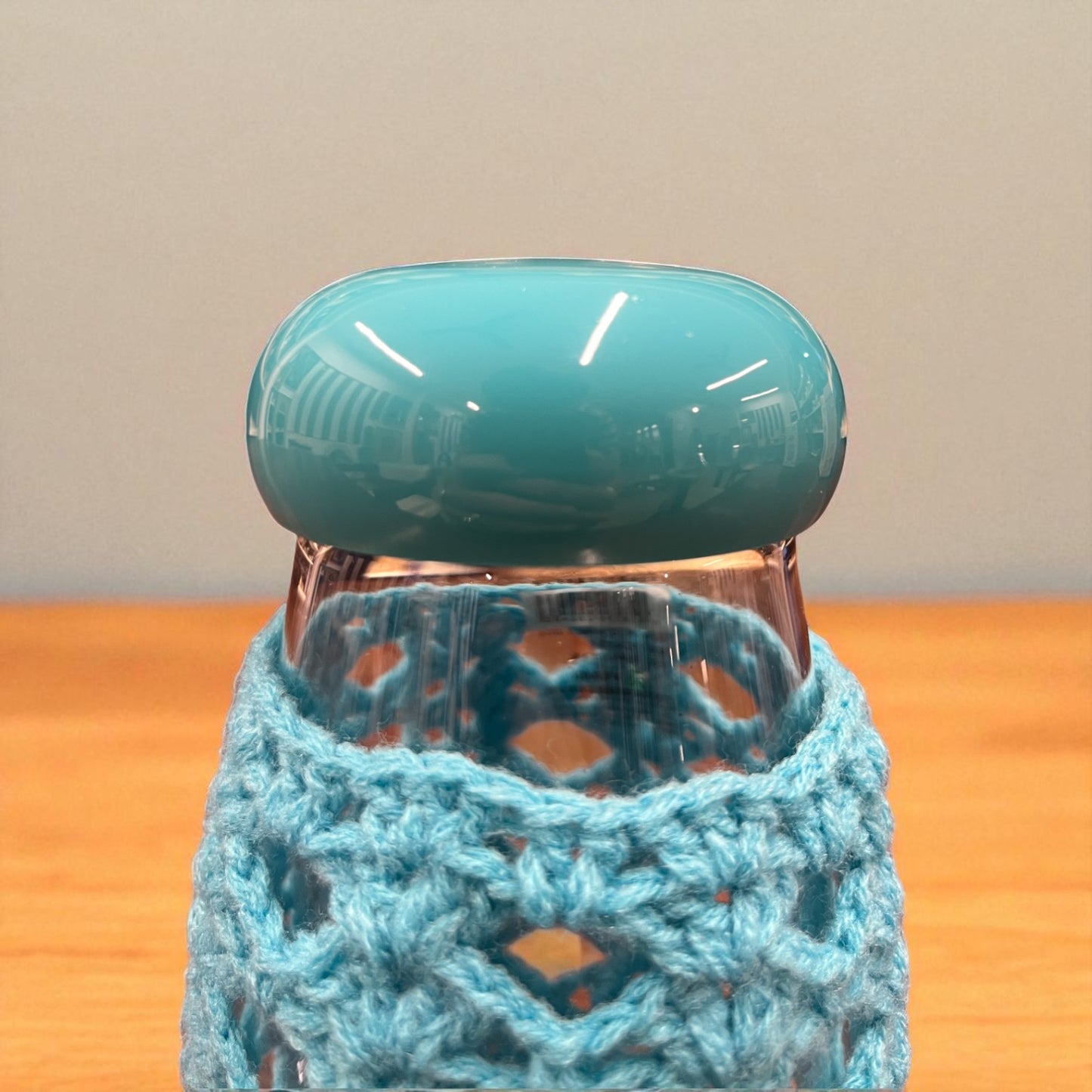 Crochet Glass Jar
