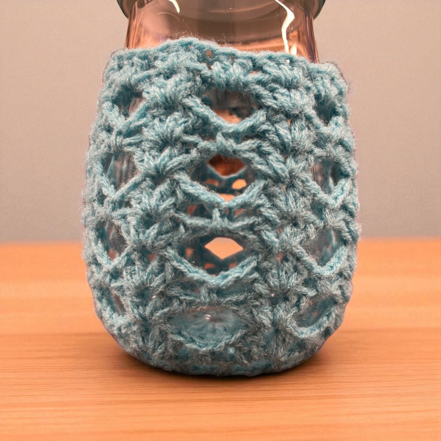 Crochet Glass Jar