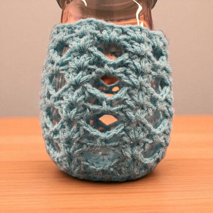 Crochet Glass Jar