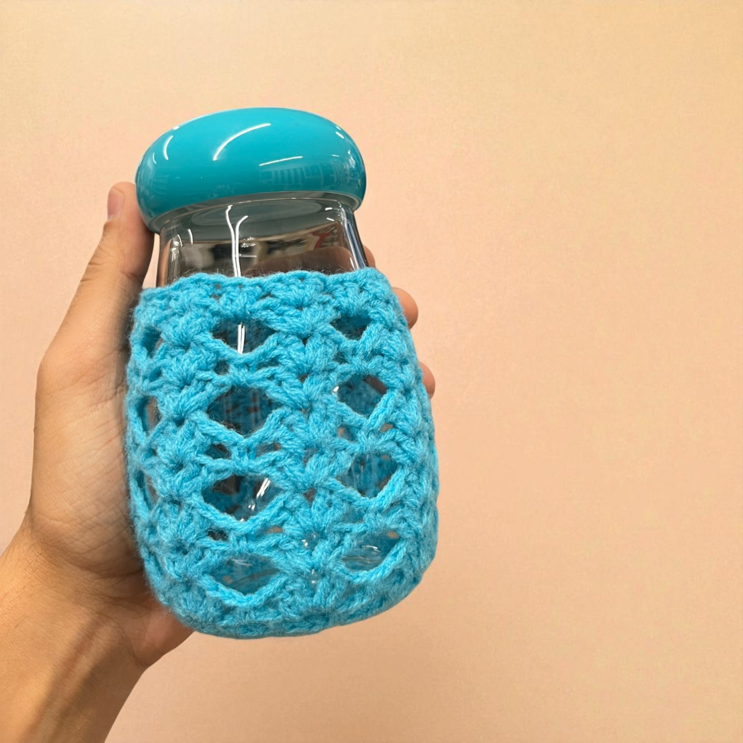 Crochet Glass Jar