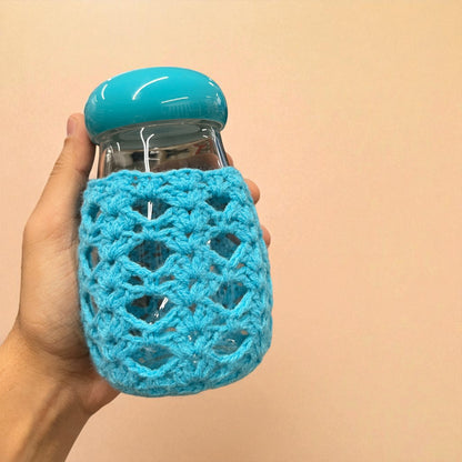 Crochet Glass Jar
