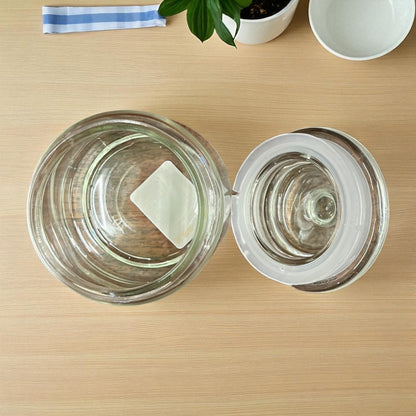Clear Glass Storage Jar