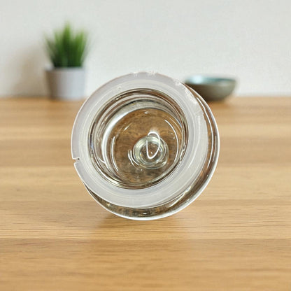 Clear Glass Storage Jar