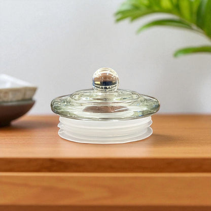 Clear Glass Storage Jar
