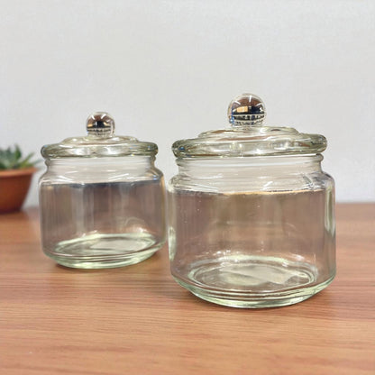 Clear Glass Storage Jar