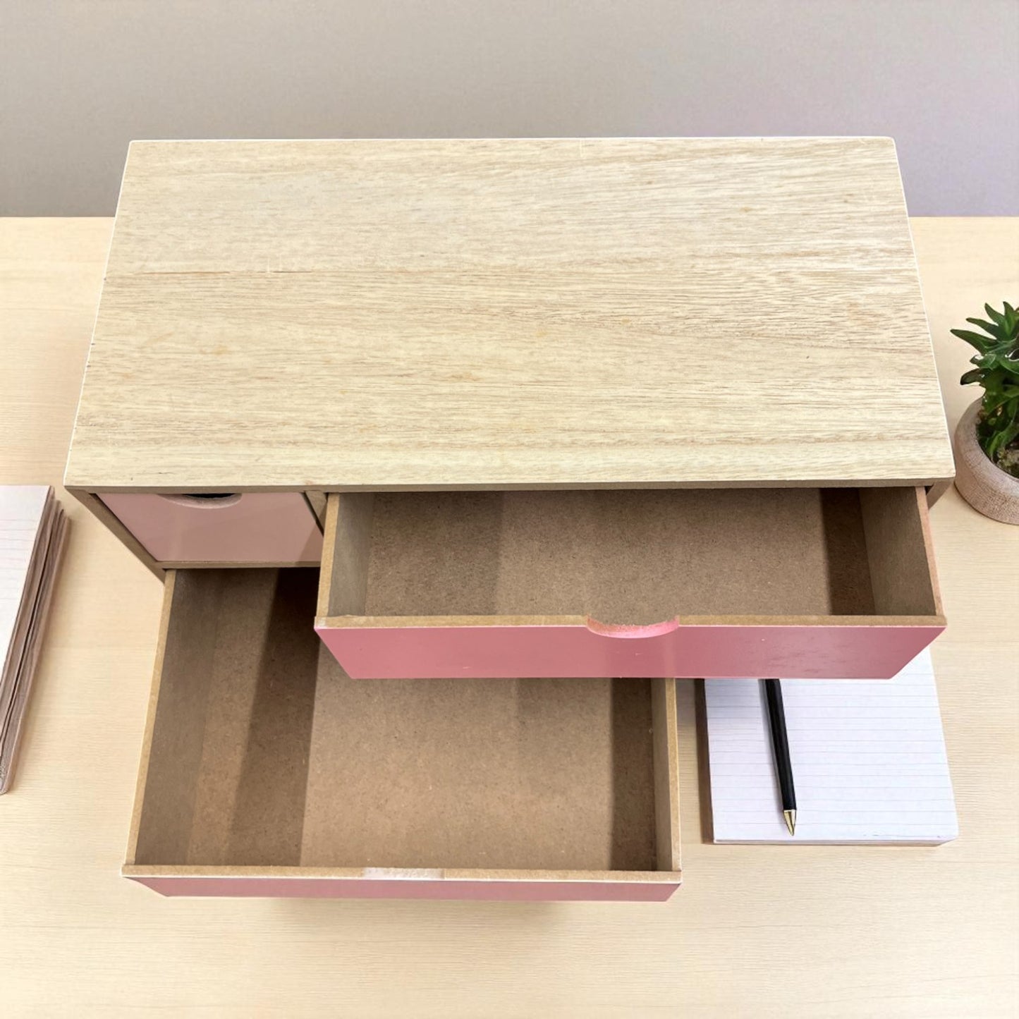 Wooden Multi-Drawer Storage Box