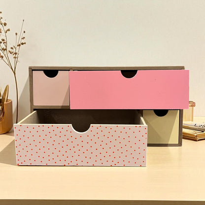 Wooden Multi-Drawer Storage Box