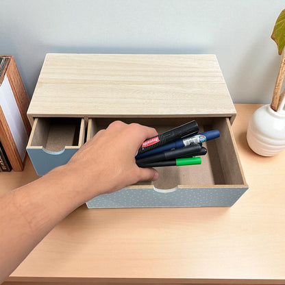 Wooden Multi-Drawer Storage Box