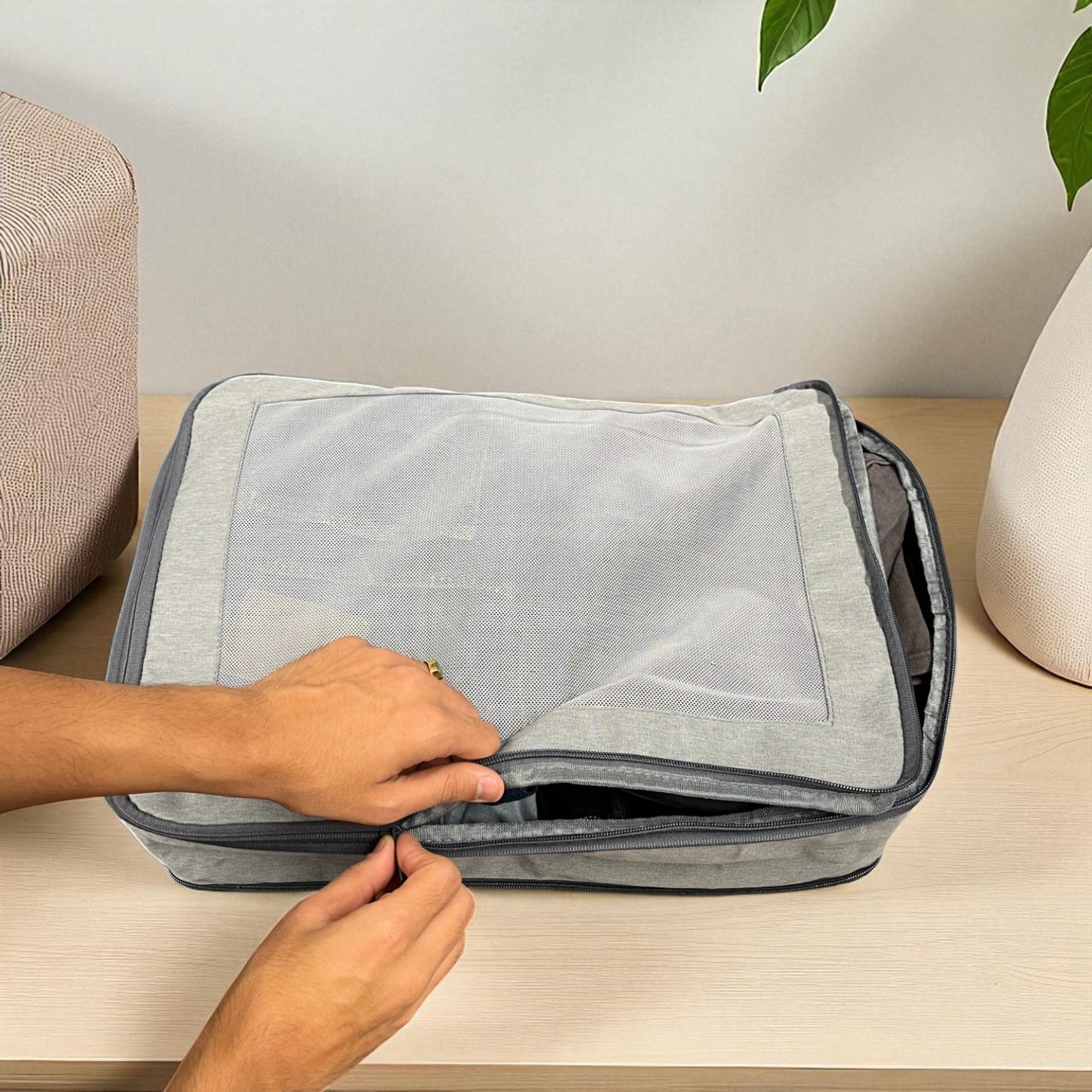 Grey Travel Organizer