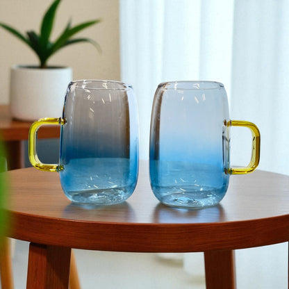 Gradient Glass Mug Set