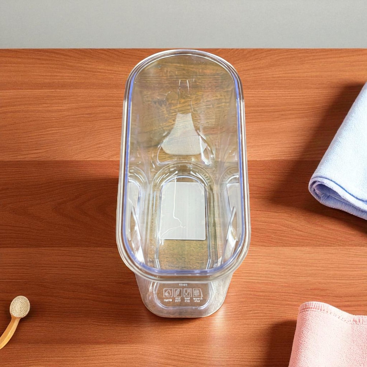 Food storage container with spout lid
