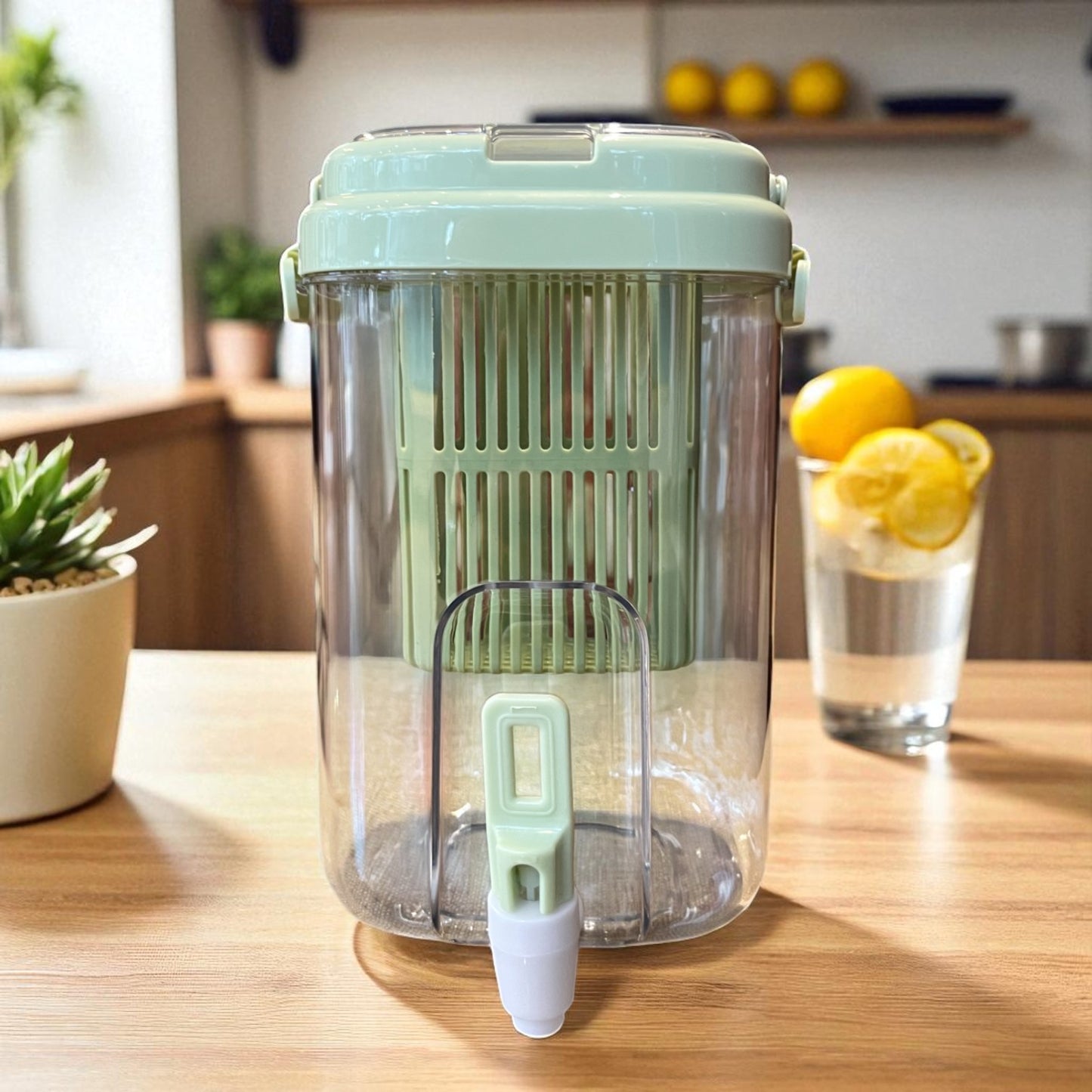 Clear Beverage Dispenser