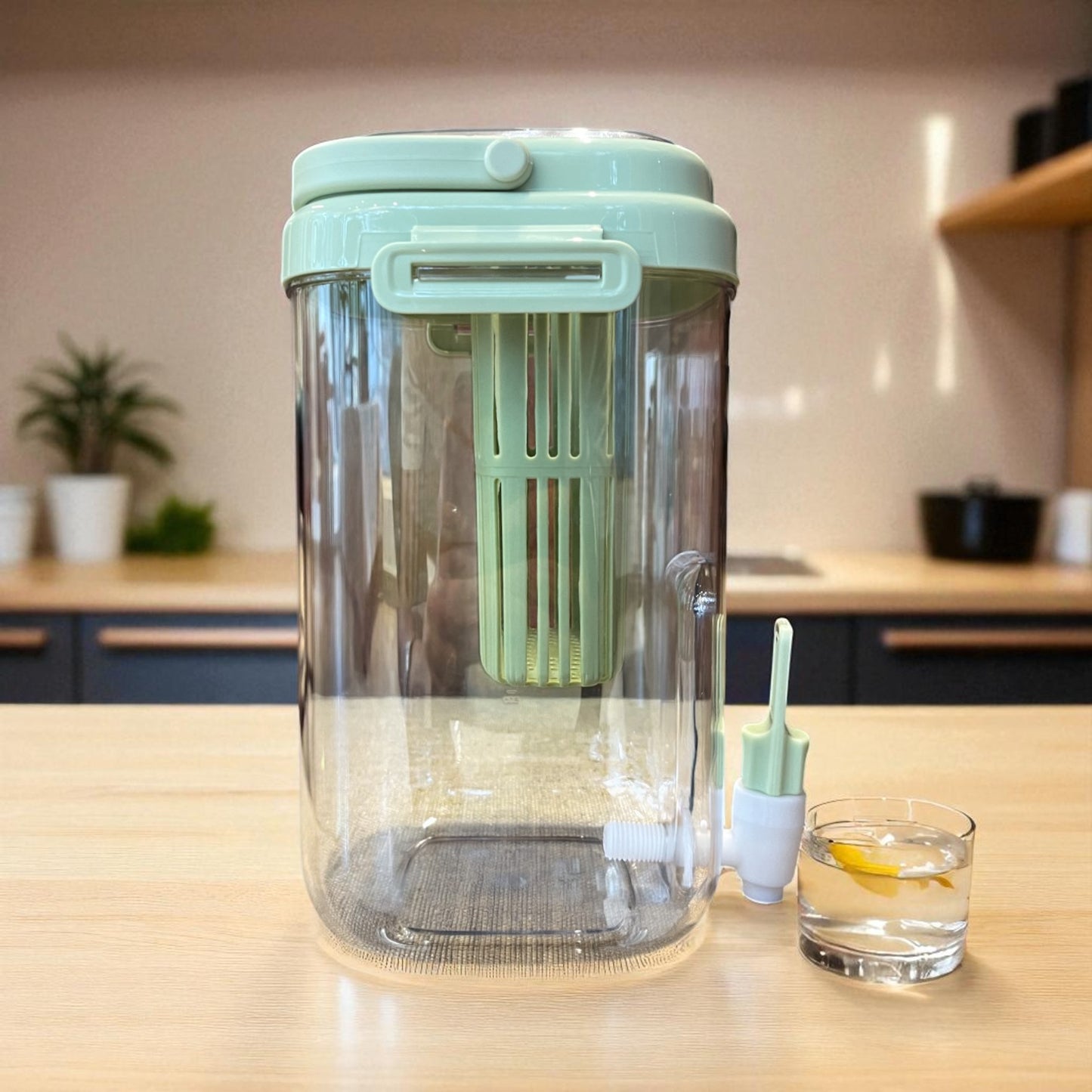 Clear Beverage Dispenser