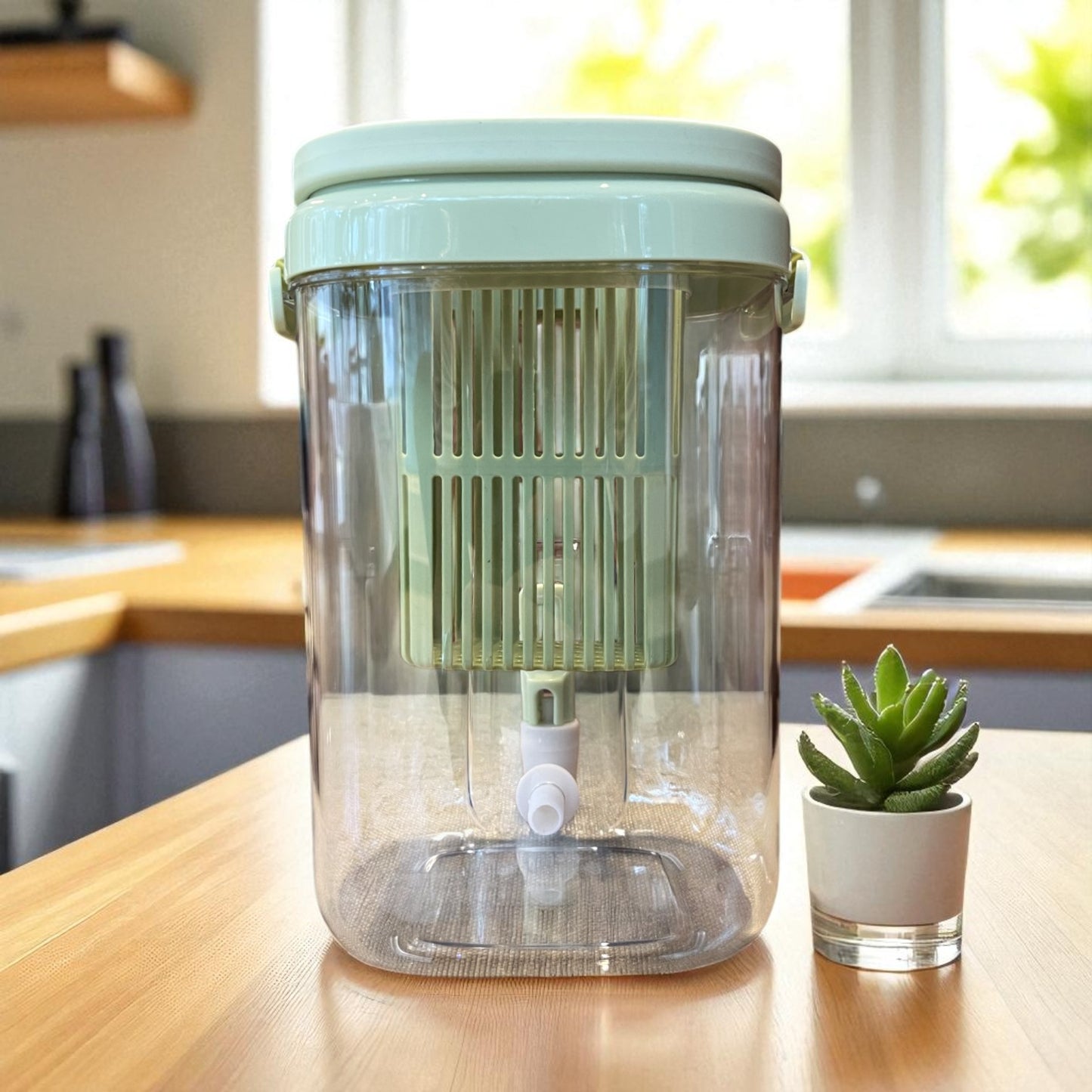 Clear Beverage Dispenser