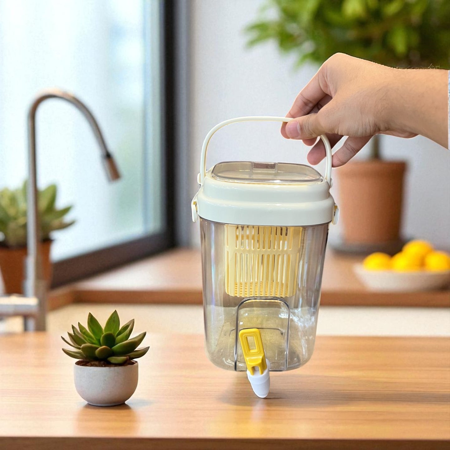 Clear Beverage Dispenser