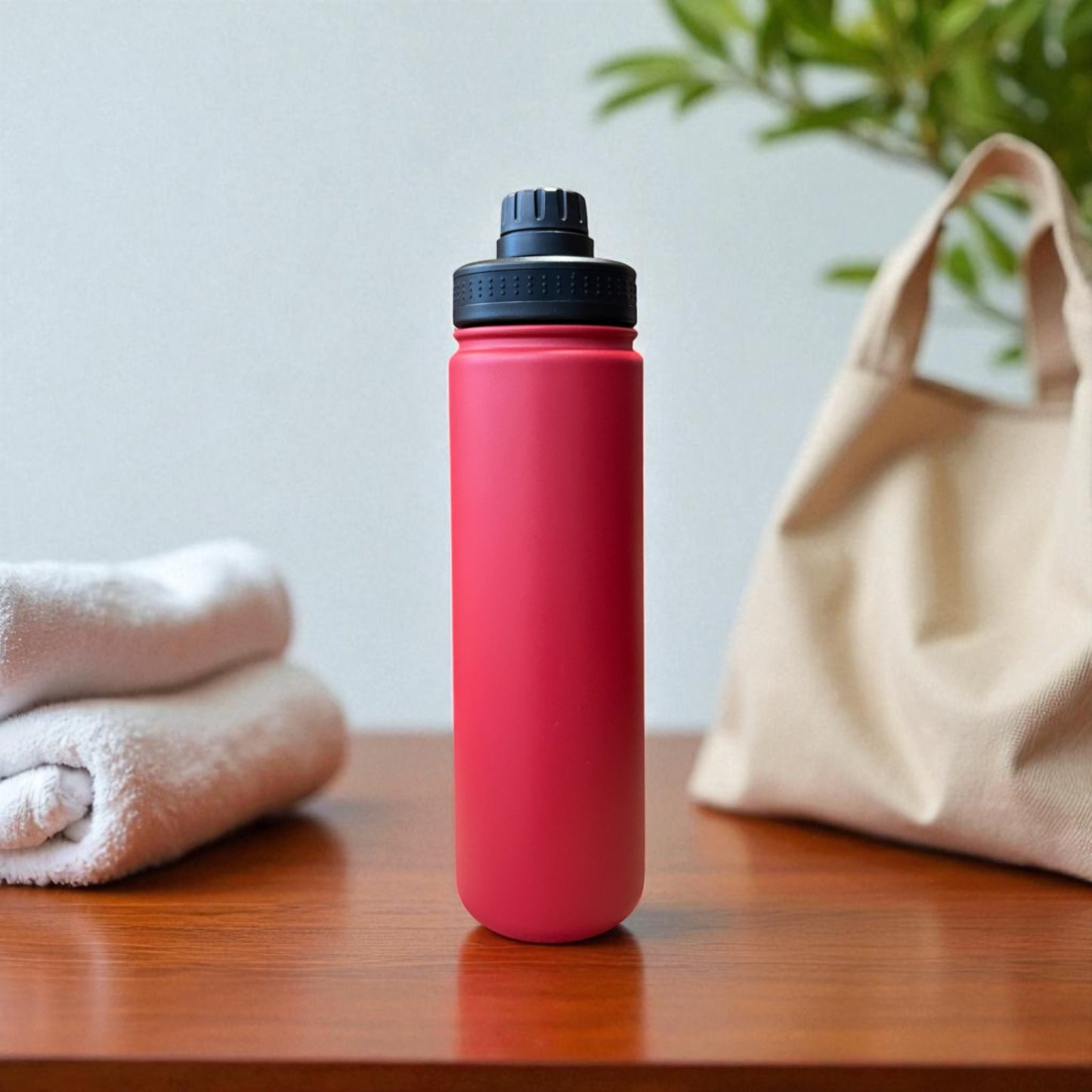 Sporty Stainless Steel Bottle
