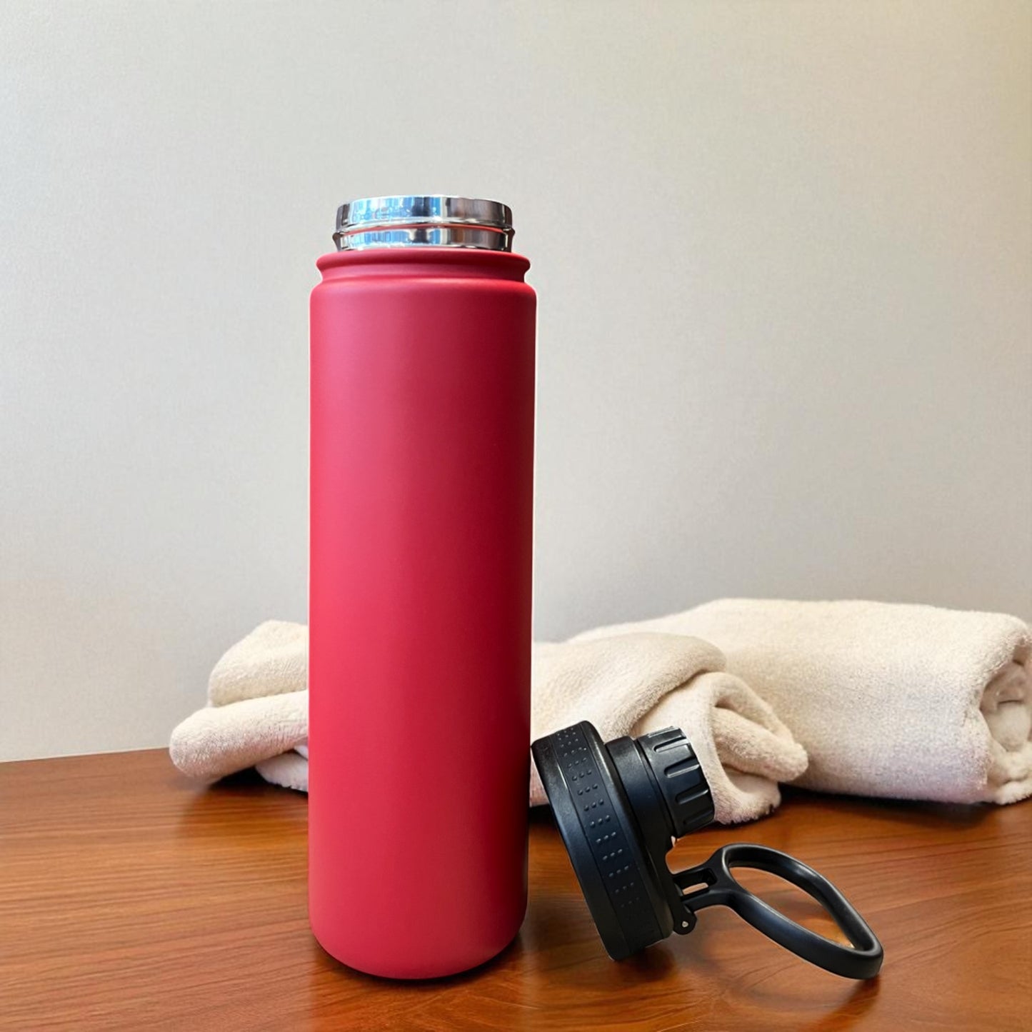 Sporty Stainless Steel Bottle