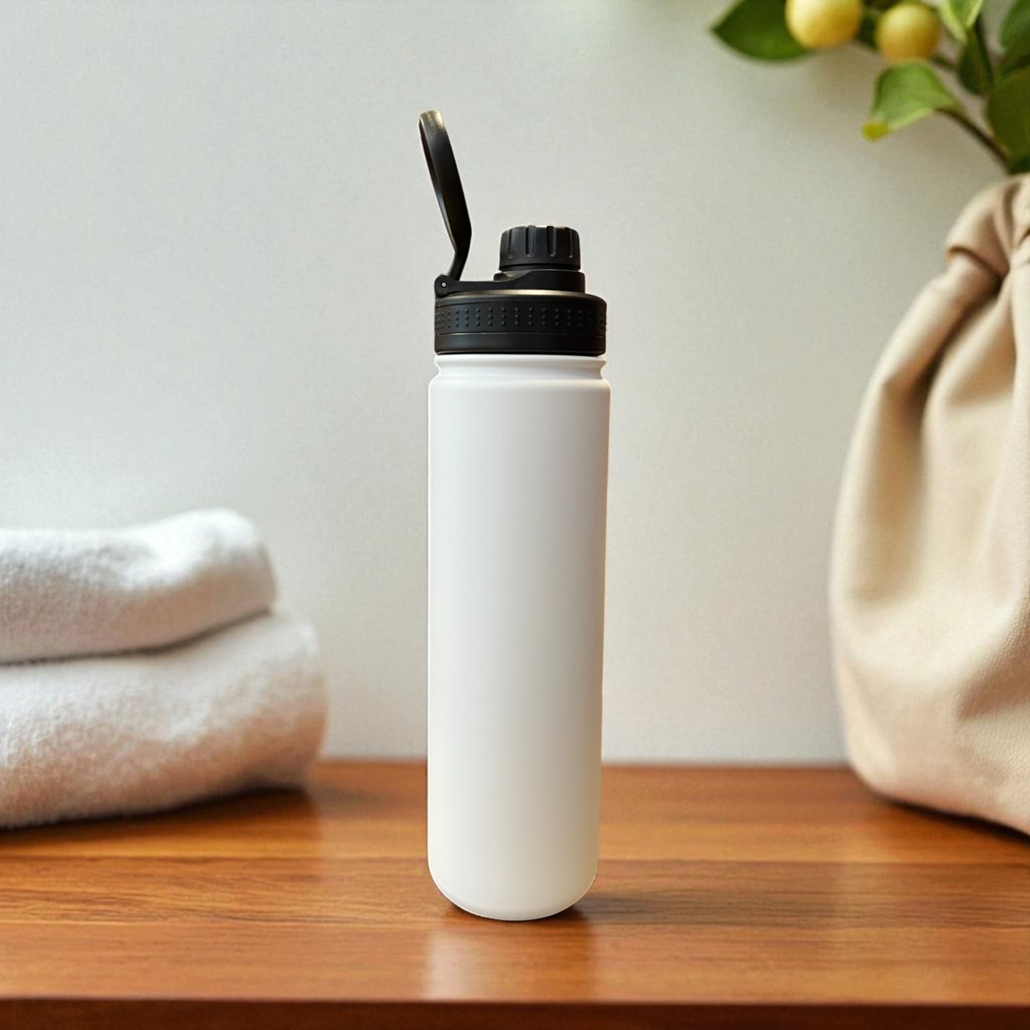 Sporty Stainless Steel Bottle