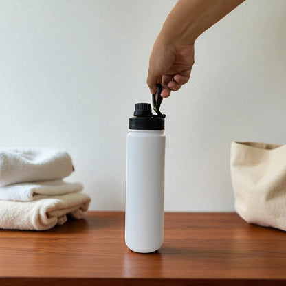 Sporty Stainless Steel Bottle