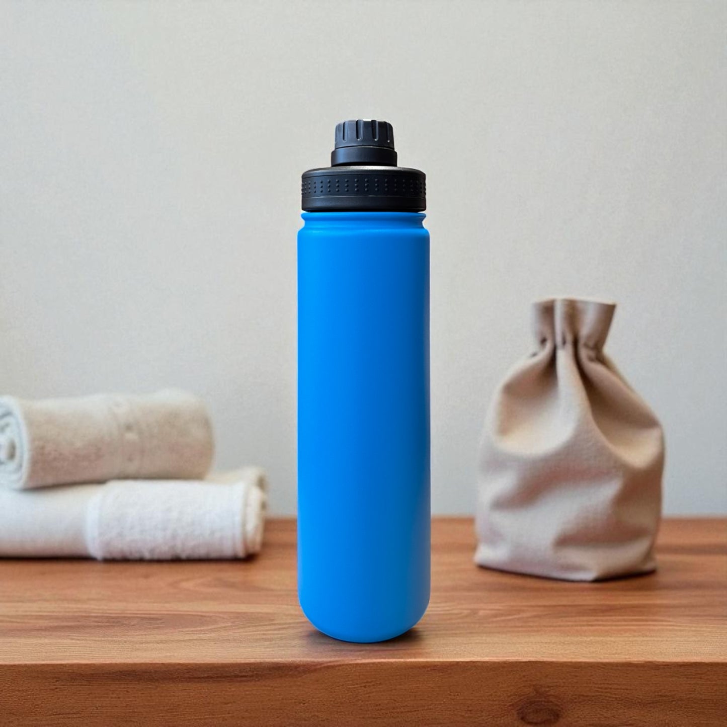 Sporty Stainless Steel Bottle