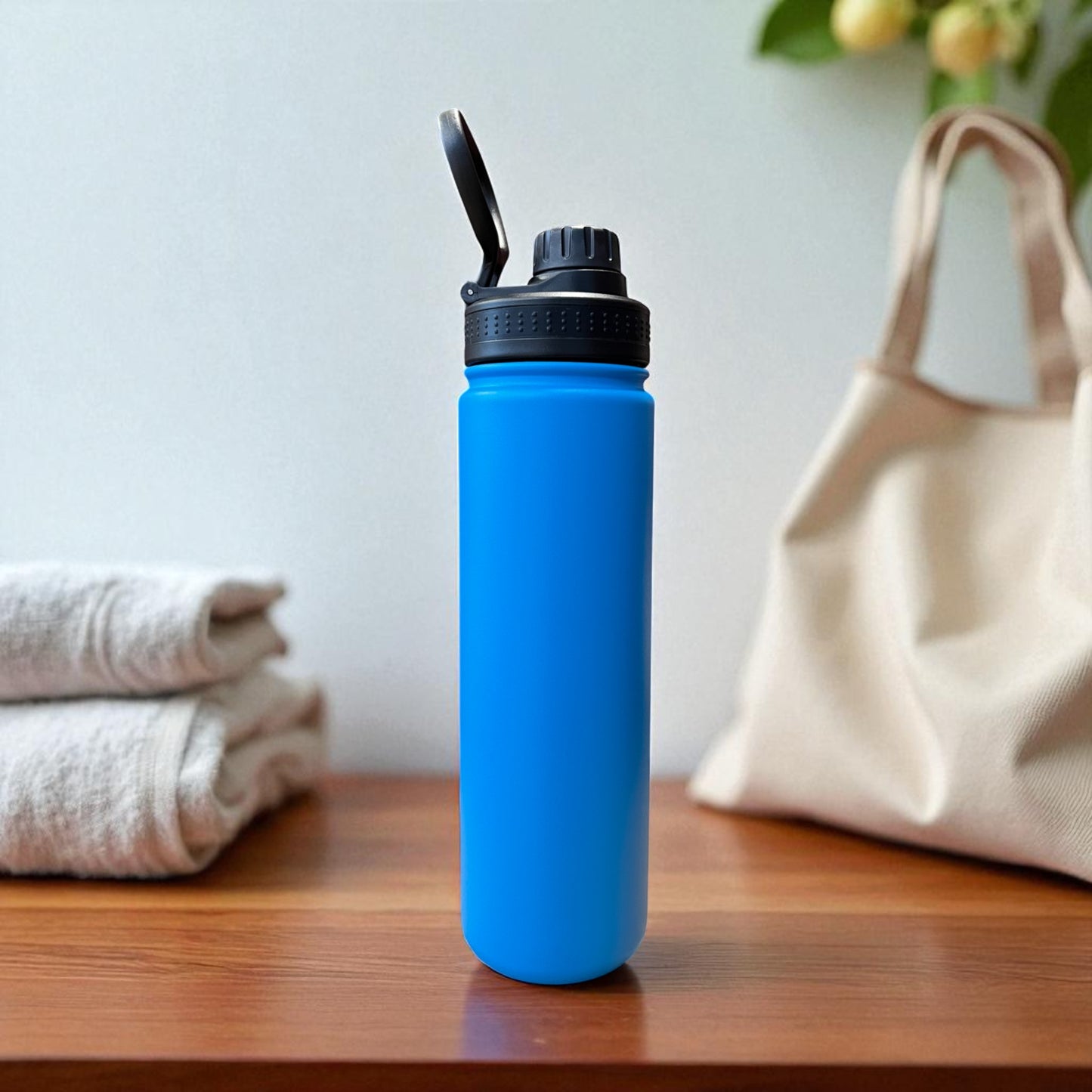 Sporty Stainless Steel Bottle