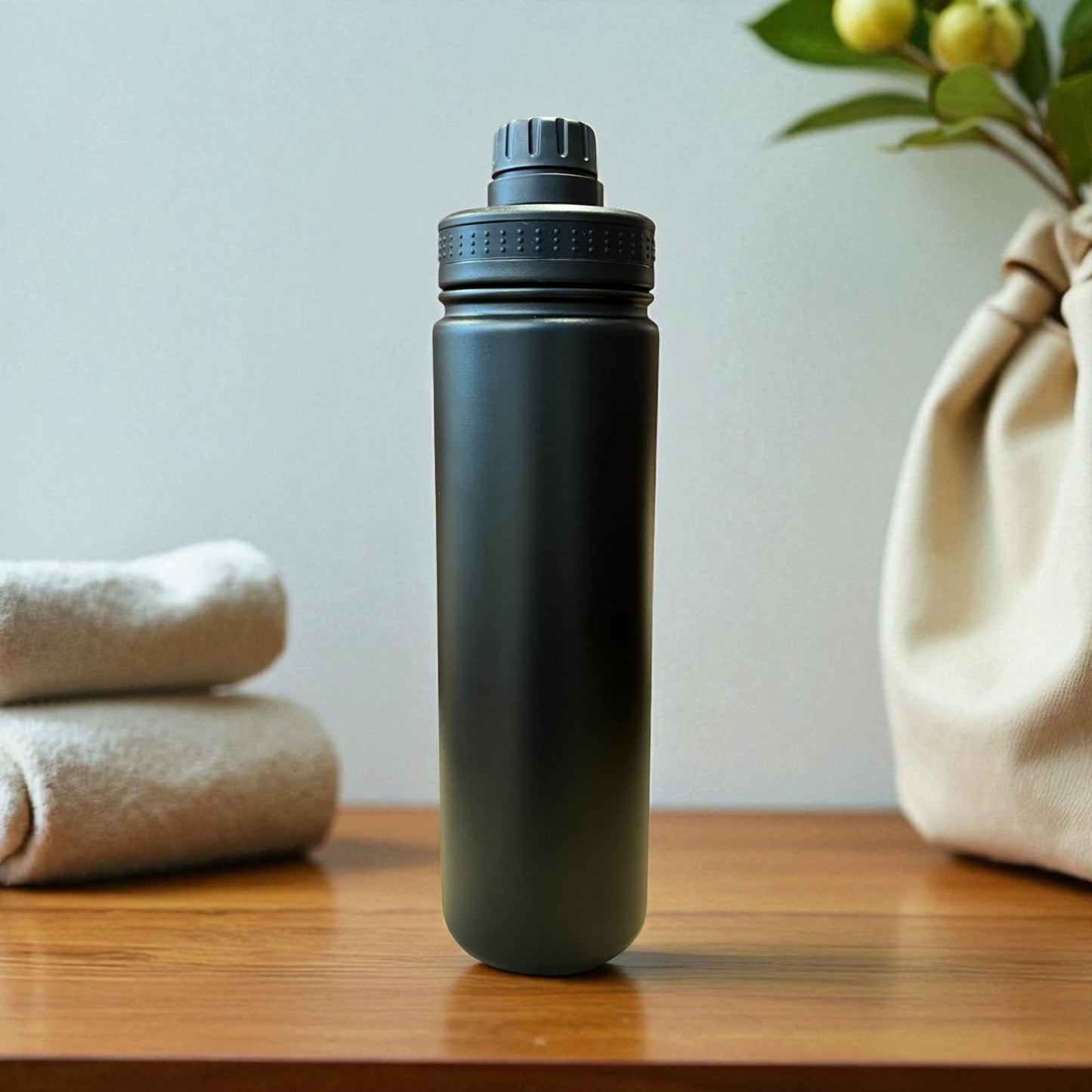 Sporty Stainless Steel Bottle