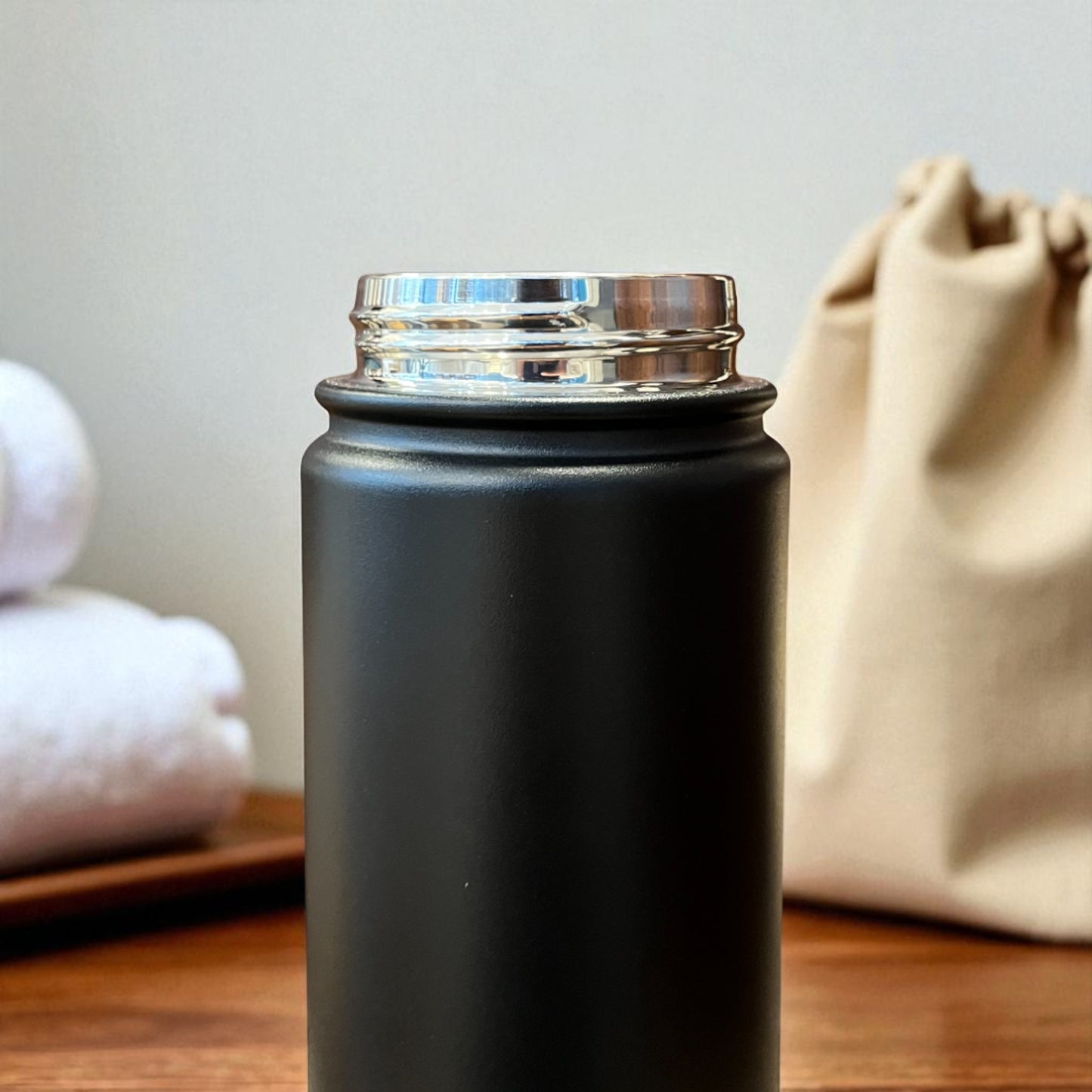 Sporty Stainless Steel Bottle
