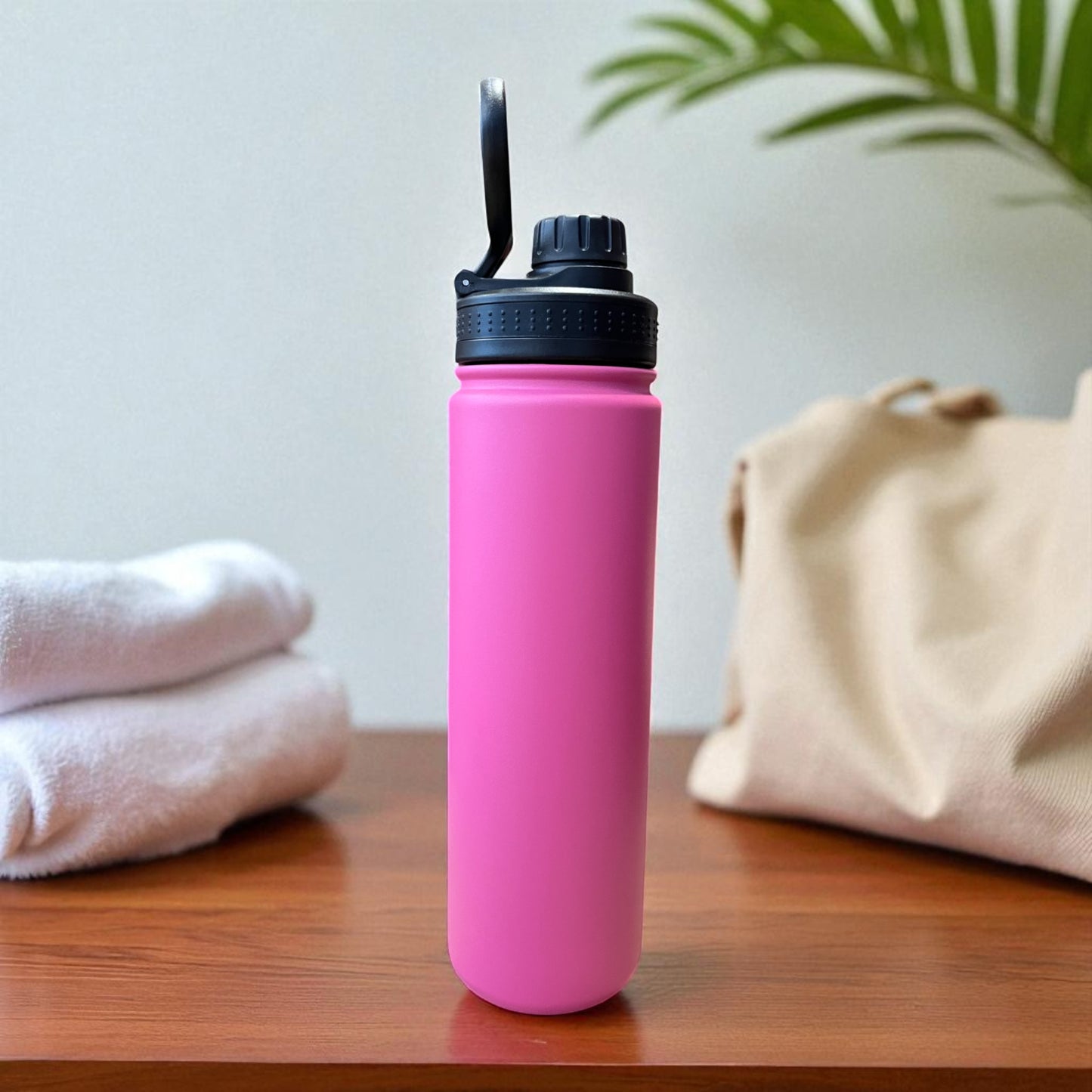 Sporty Stainless Steel Bottle