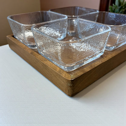 Wooden Tray Set