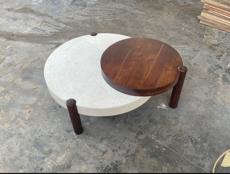 Was drawn to the unique shape first, but the quality of the wood and marble really impressed me