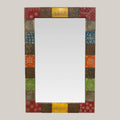 Multicolour Hand-Embossed Mirror