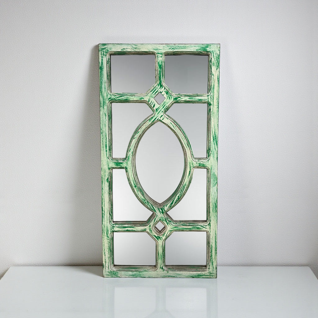 Green Jaali Mirror
