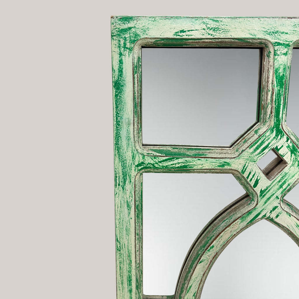 Green Jaali Mirror