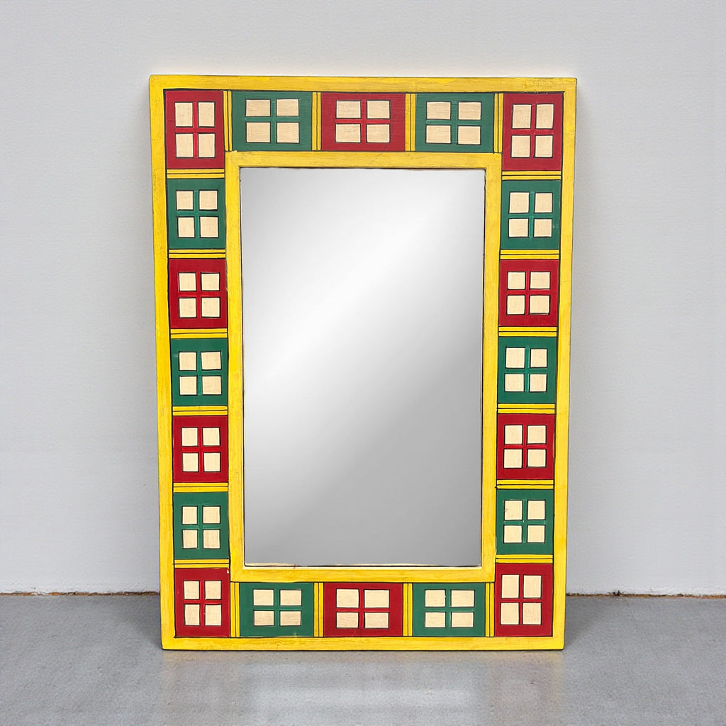 Yellow Mosaic Mirror