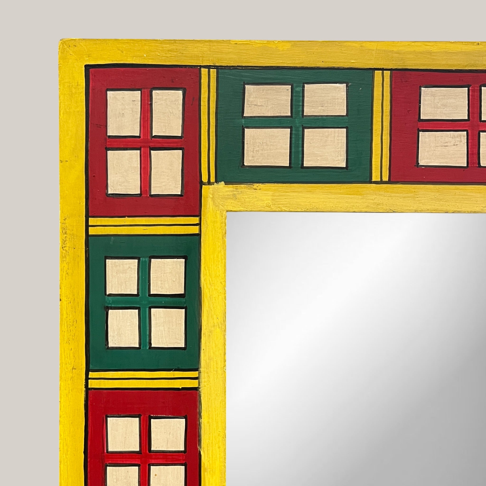 Yellow Mosaic Mirror