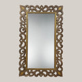Heritage Scroll Carved Wall Mirror – 3 Feet