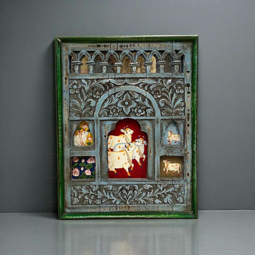 Nandi Wall Frame Blue