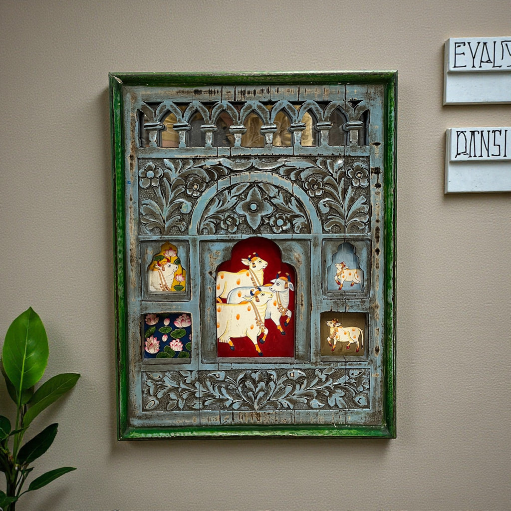 Nandi Wall Frame Blue