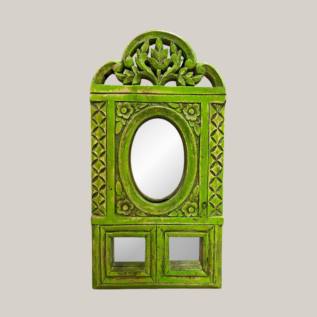 Green Bloom Mirror