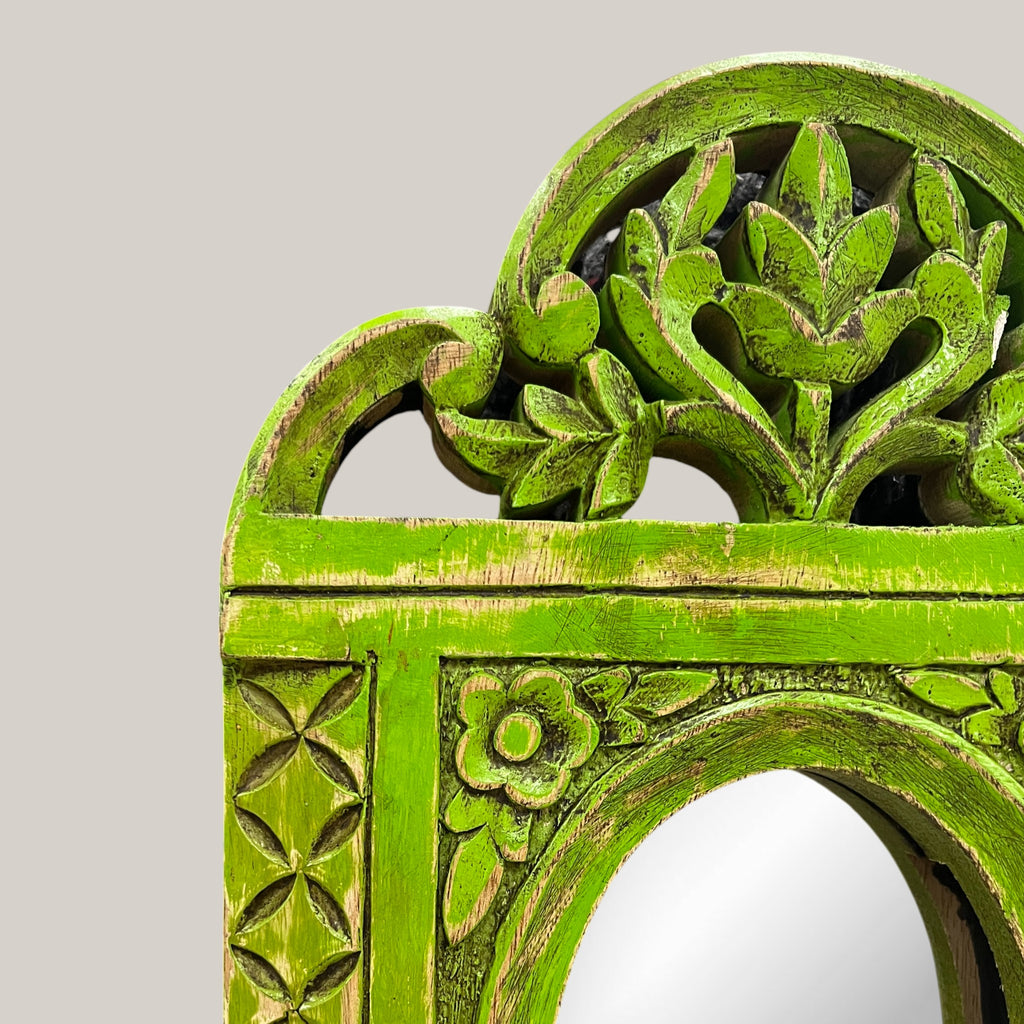 Green Bloom Mirror
