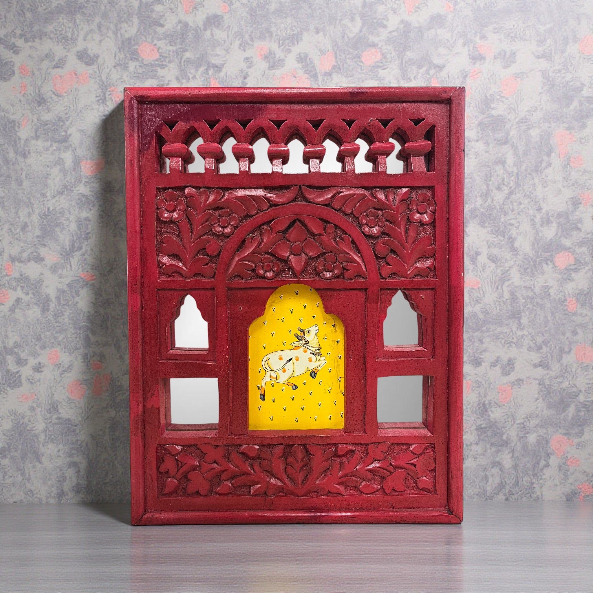 Royal Rajasthani Cow Mirror