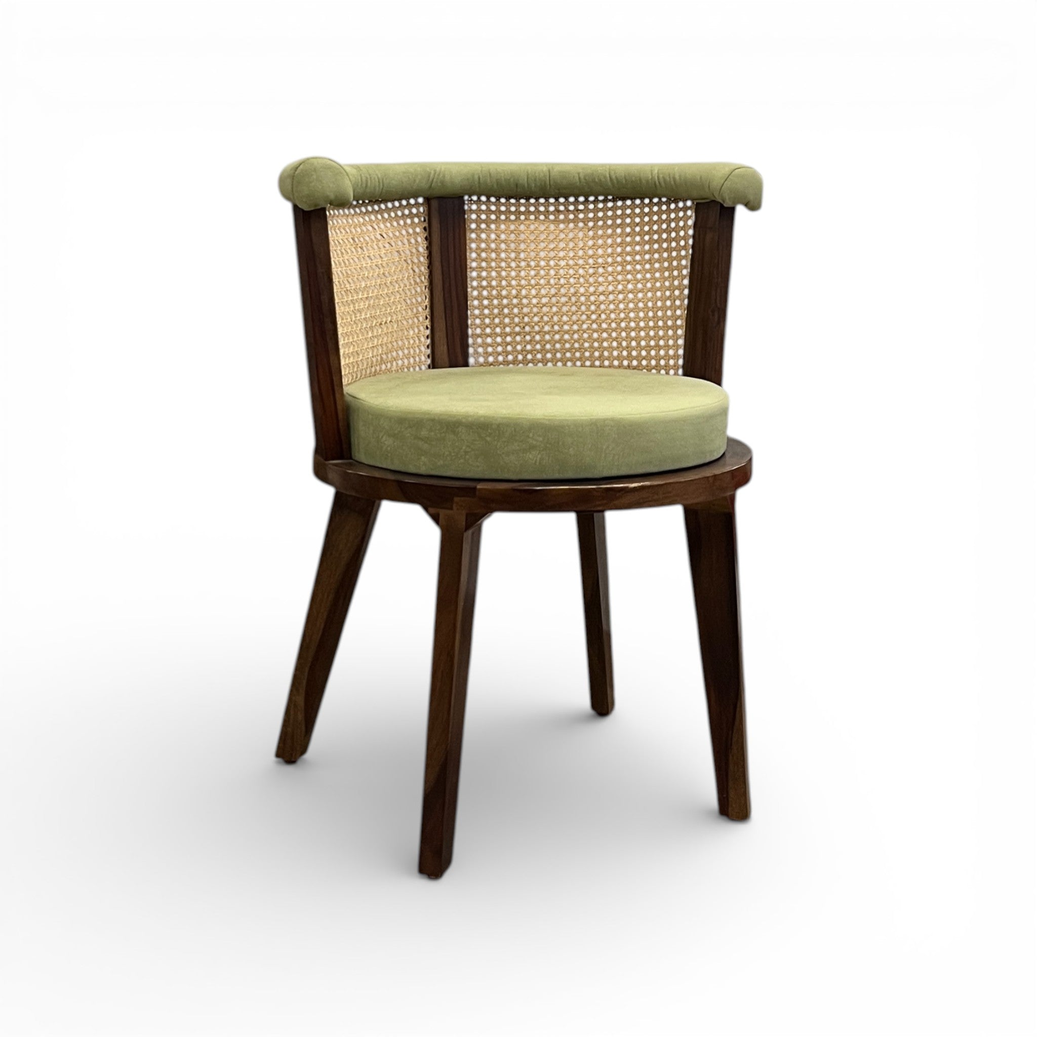 Pista Green Rattan Chair
