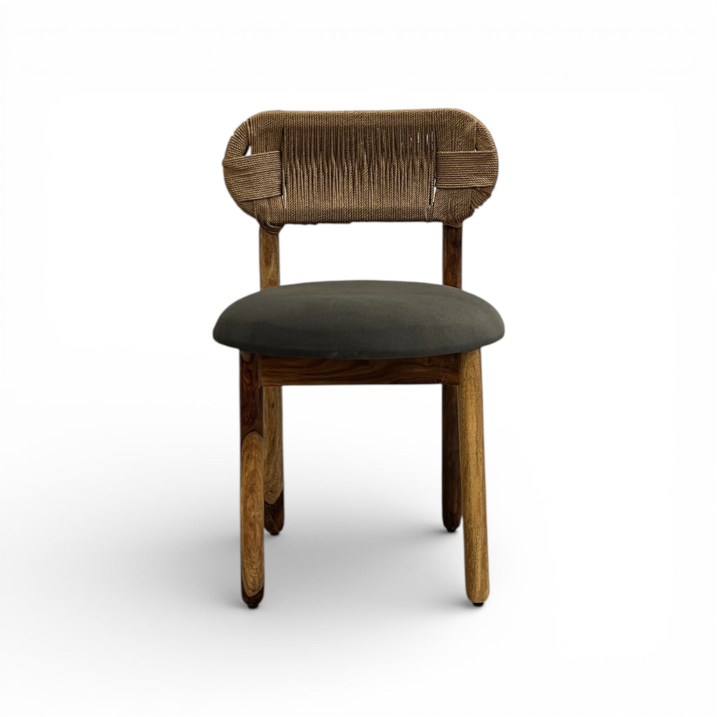 Grey Rope Chair