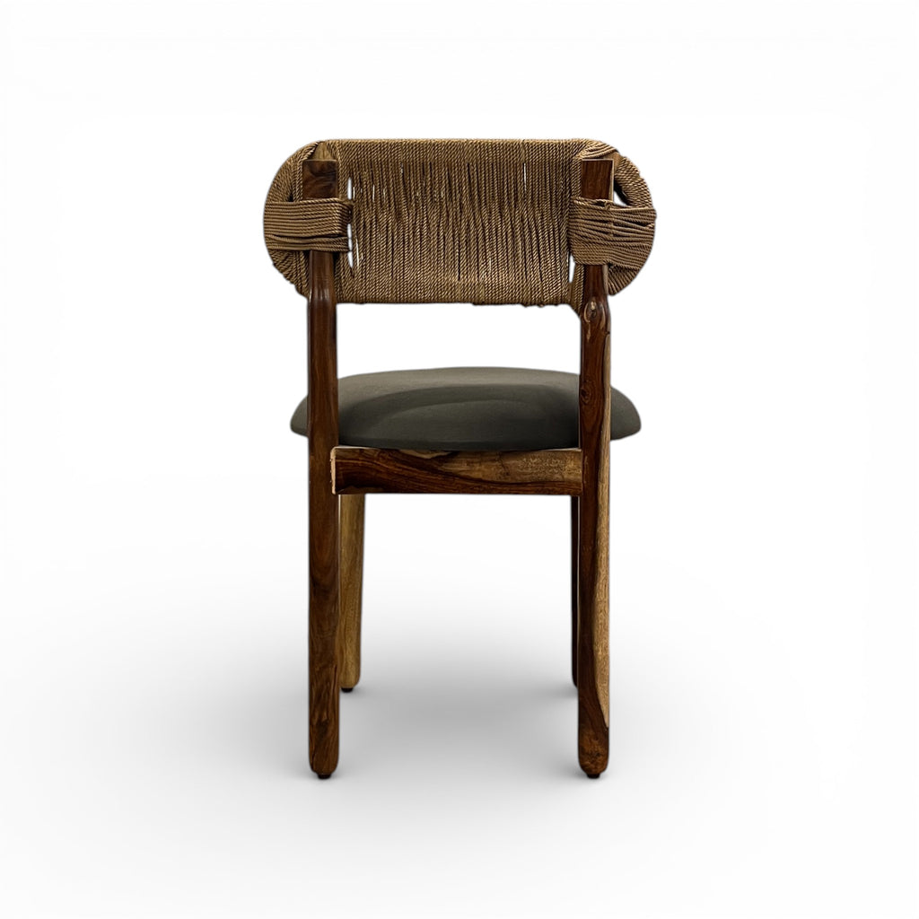 Grey Rope Chair