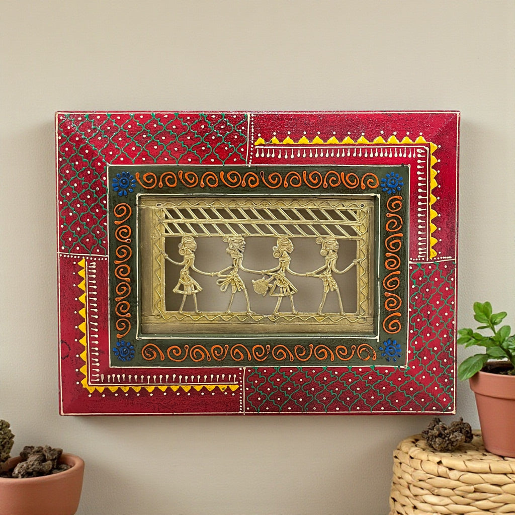 Triabal Wall Art - Red